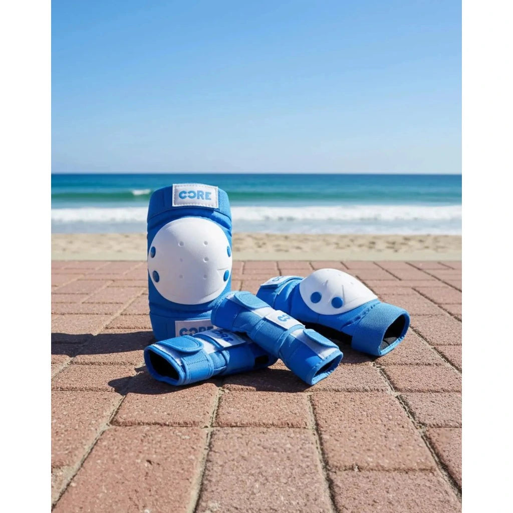 Chrániče kolen a loktů CORE Junior All Blue