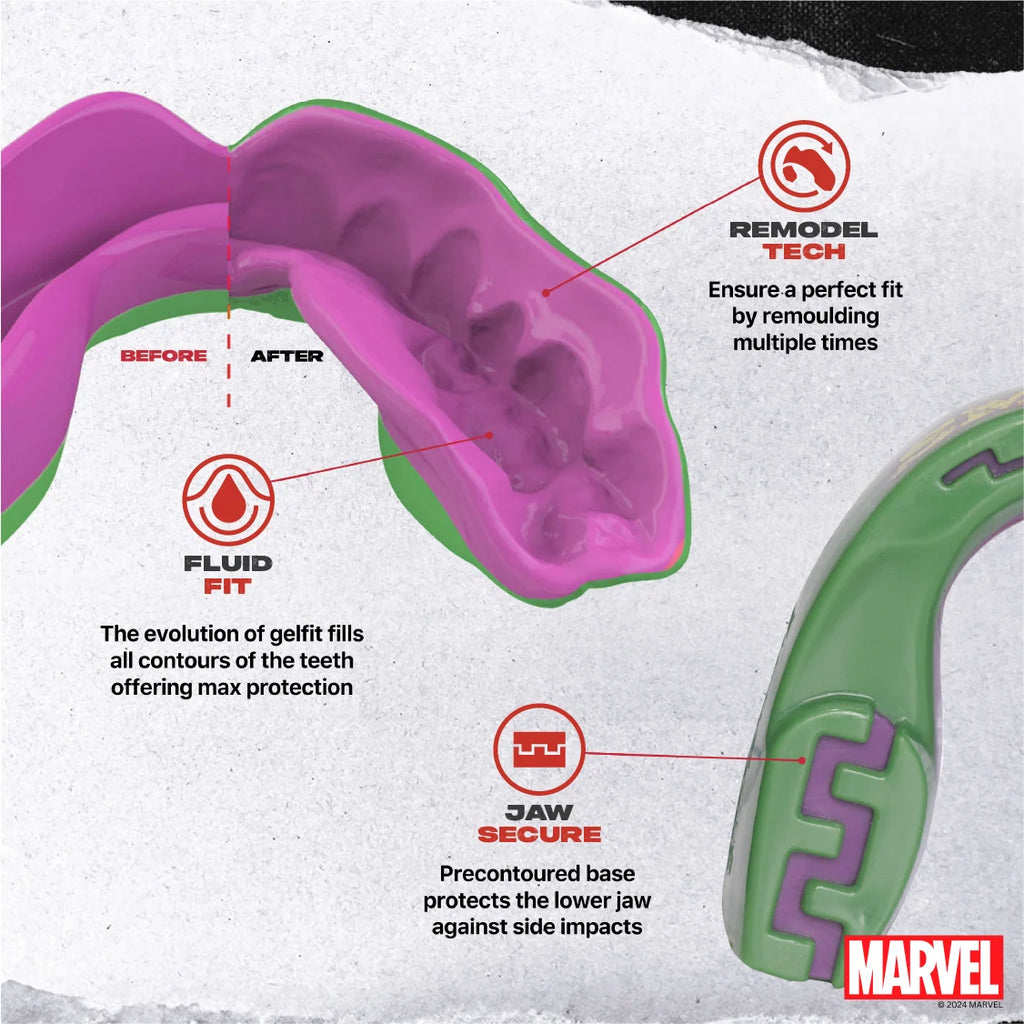 Chránič zubů Safe Jawz Marvel Hulk Junior