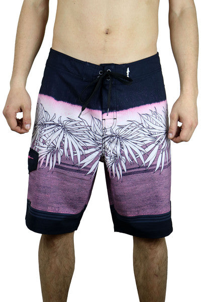Plážové kraťasy MAUI Tropical Trip Board Purple